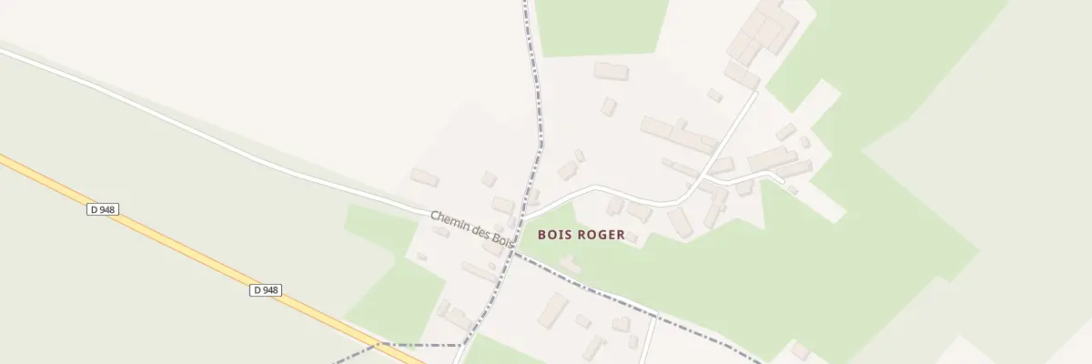 Plan du 1 Bois Roger à Saint-Vincent-la-Châtre
