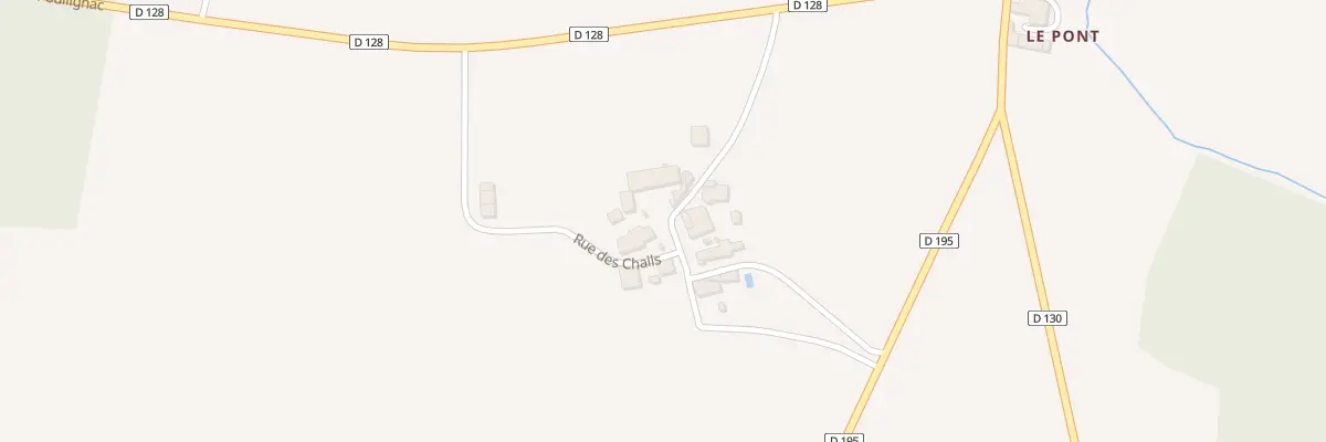 Plan du 5015 Chez Bouchet à Poullignac