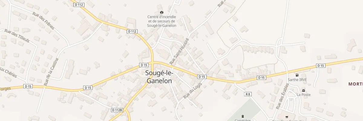 Plan du 4 Rue Aux Gelines à Sougé-le-Ganelon