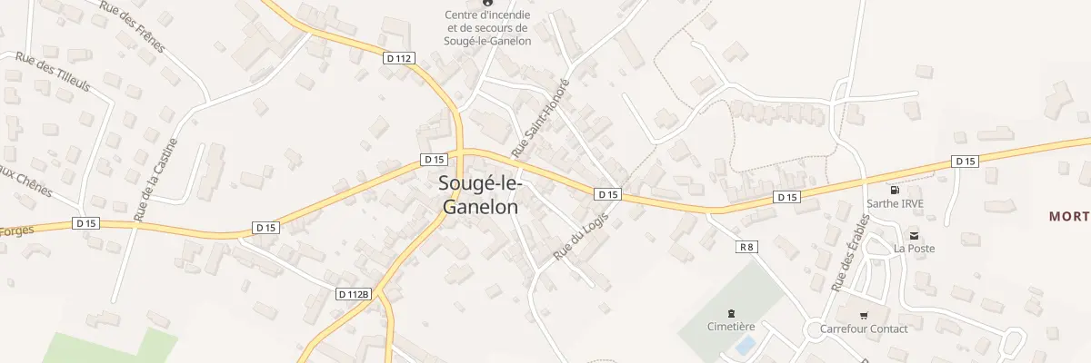 Plan du 4 Pl du Placitre à Sougé-le-Ganelon