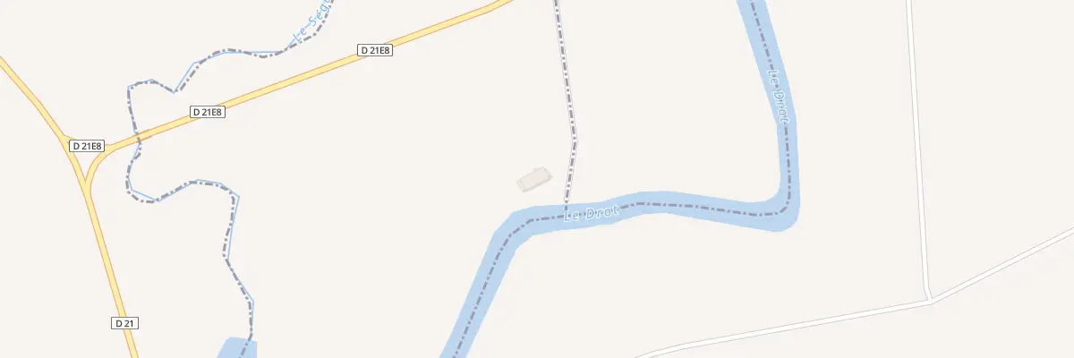 Plan du 2 Les Bardes à Landerrouet-sur-Ségur