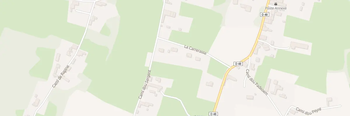 Plan du 8 Che de la Carrerasse à Lascazères