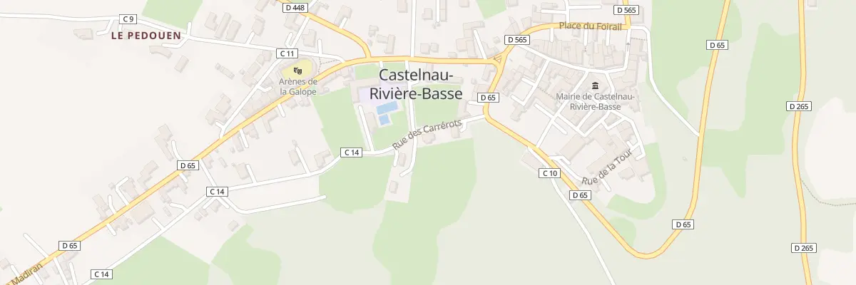 Plan du 3 Rue des Carrerots à Castelnau-Rivière-Basse