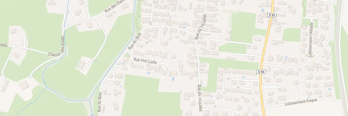 Plan du 11 Rue du Pre Cuille à Juillan