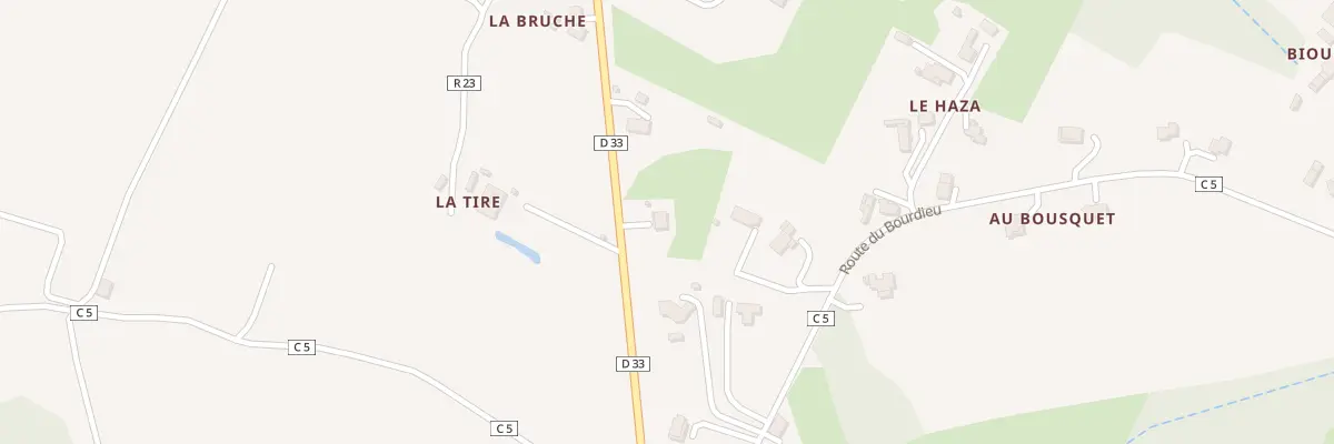 Plan du 5153 Aux Bioues à Sainte-Christie-d’Armagnac