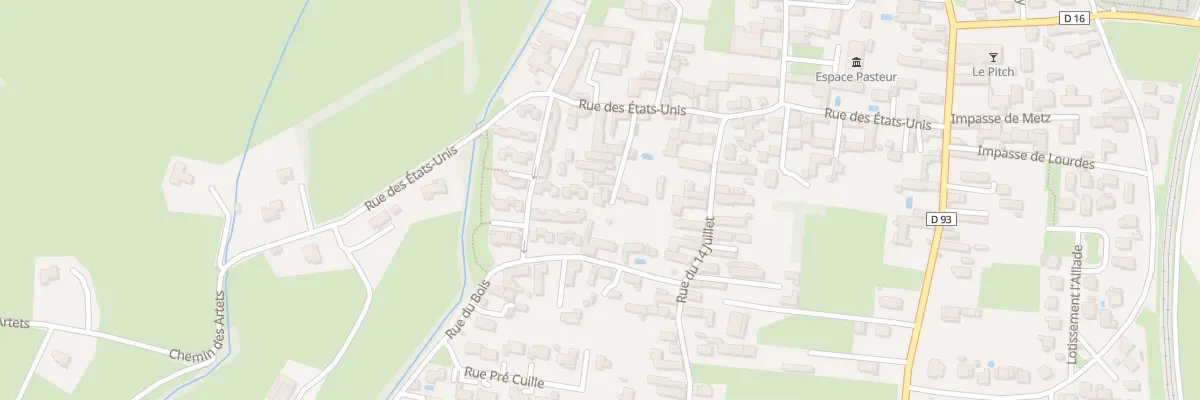 Plan du 31 Rue des Etats Unis à Ossun