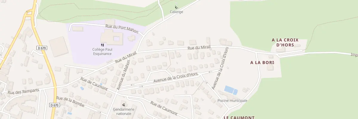Plan du 21 Rue du Mirail à La Réole