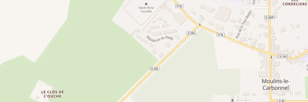 Plan du 7 Res du Stade à Moulins-le-Carbonnel