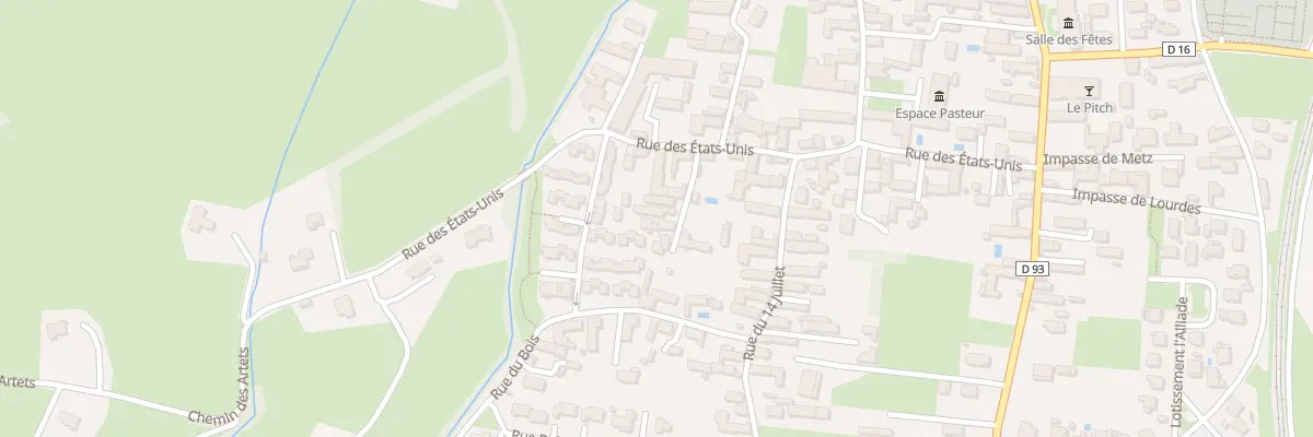 Plan du 35 Rue des Etats Unis à Ossun