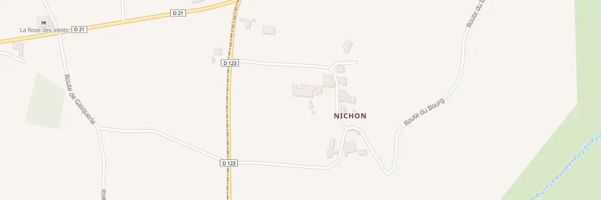 Plan du 61 Nichon-Nord à Saint-Cibard