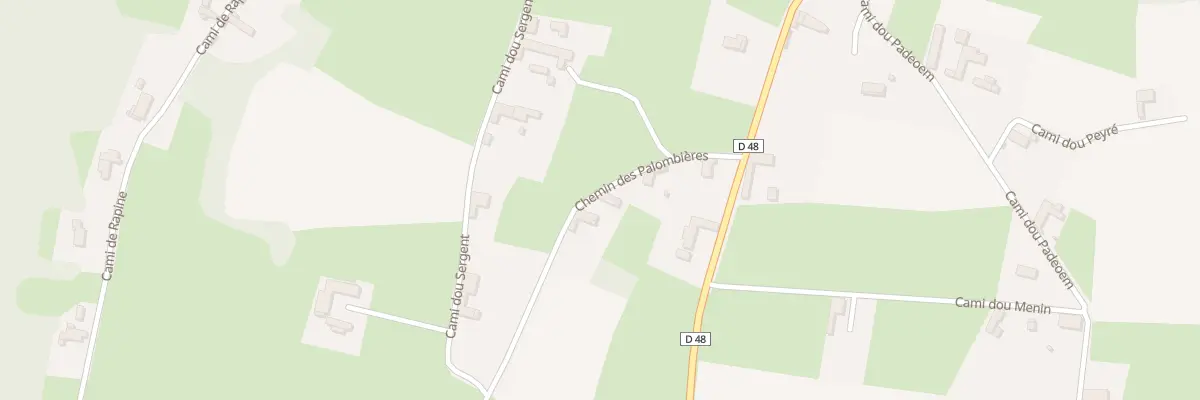 Plan du 5 Che des Palombieres à Lascazères