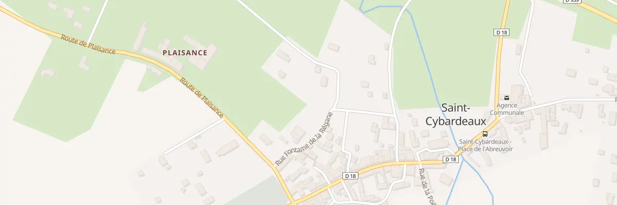 Plan du 135 Rue Fontaine de la Régane à Saint-Cybardeaux