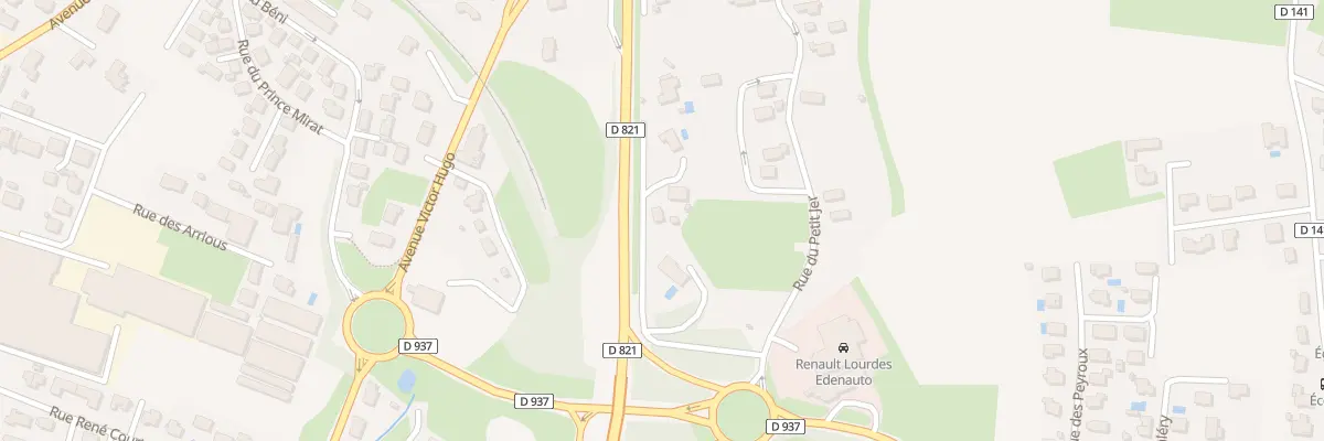 Plan du 26 Bd du Centenaire à Lourdes
