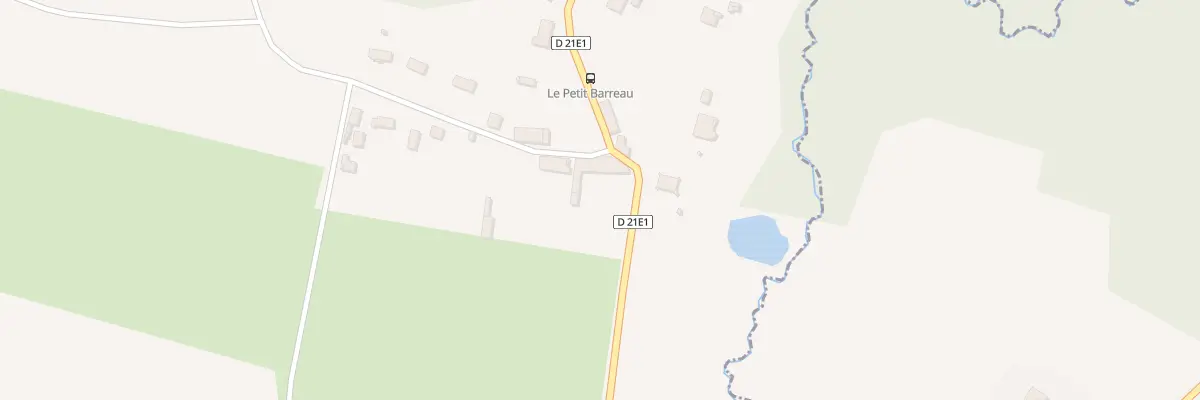 Plan du 110 Petit Barreau au Fieu
