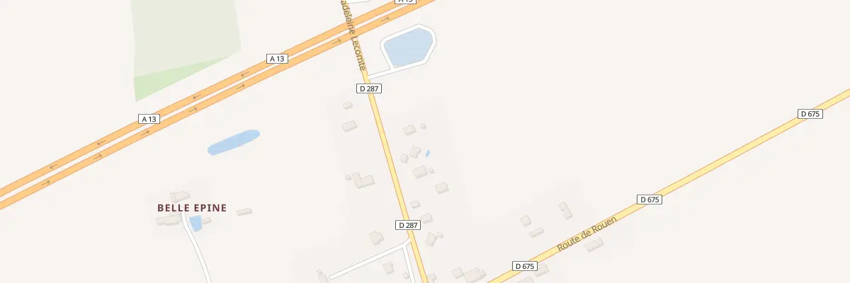 Plan du 175 Rue Madeleine Lecomte à Angerville