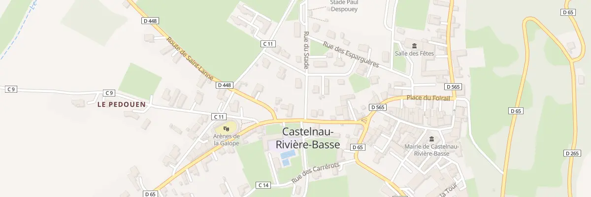 Plan du 5041 La Ville à Castelnau-Rivière-Basse