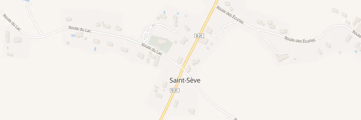 Plan du 3 Marcha à Saint-Sève