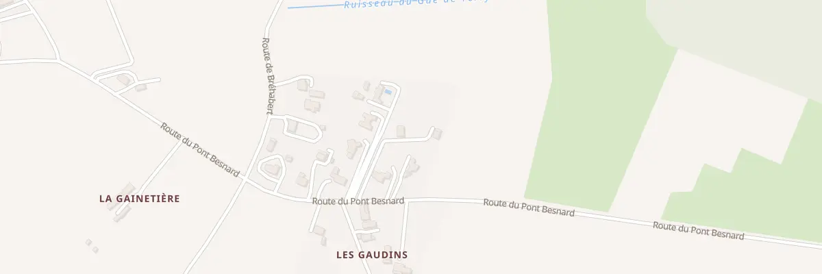 Plan du 33 Rte du Pont Besnard à Saint-Philbert-du-Peuple