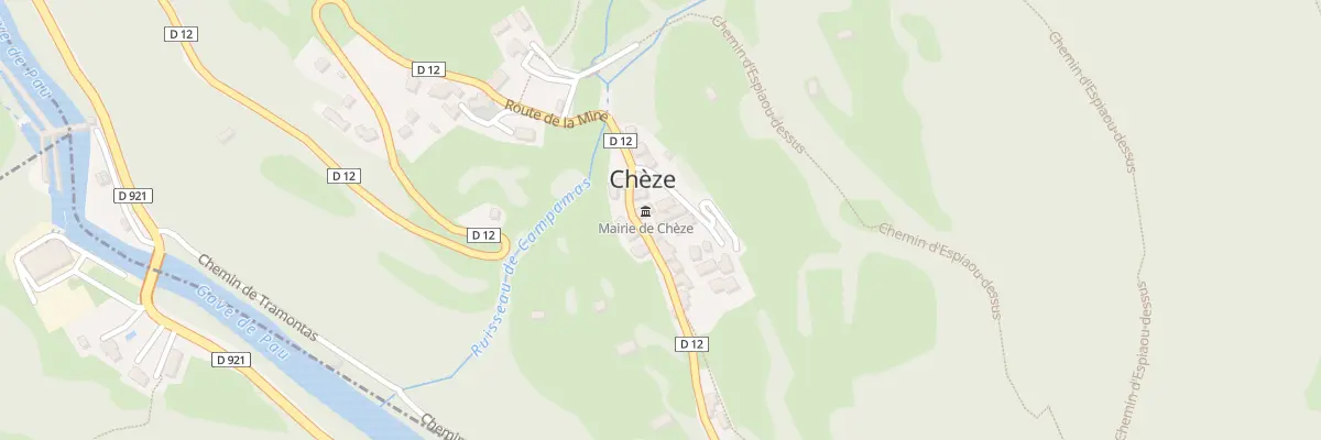 Plan du 5012 Le Village à Chèze