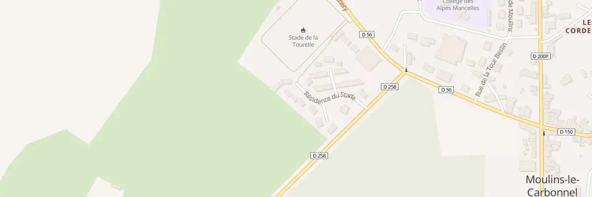 Plan du 4 Res du Stade à Moulins-le-Carbonnel