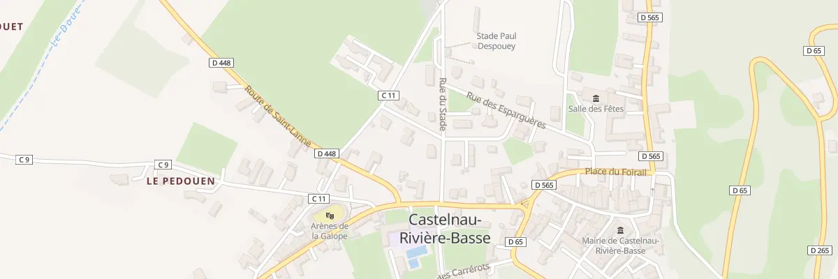 Plan du 5 Rue des Frères Faget à Castelnau-Rivière-Basse