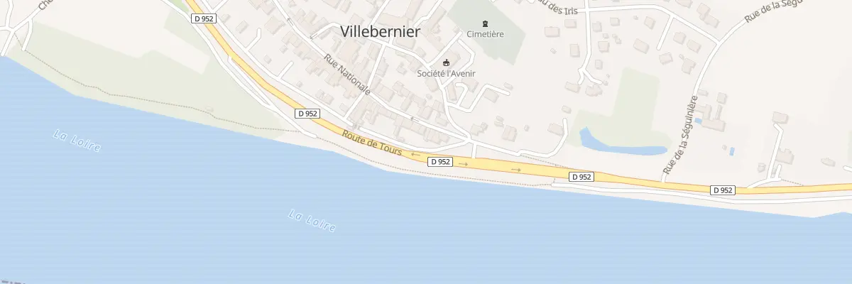 Plan du 11 Rue Nationale à Villebernier