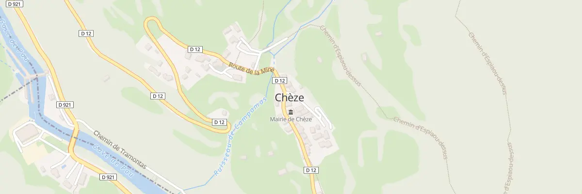 Plan du 5010 Le Village à Chèze