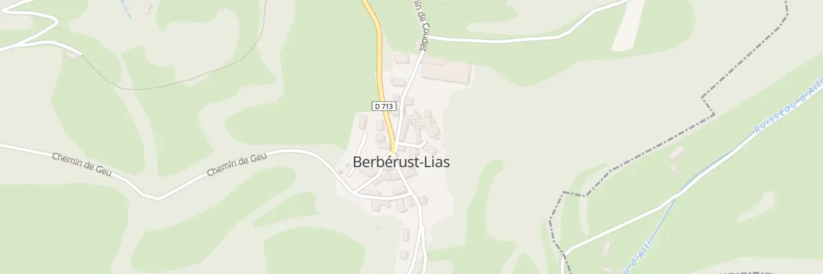 Plan du 5003 Berberust à Berbérust-Lias