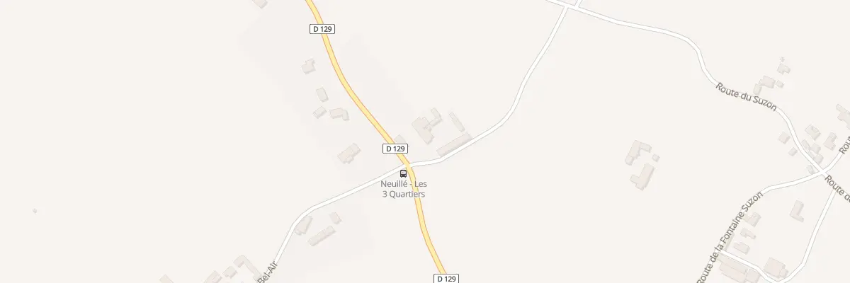 Plan du 43 Rte du Pont de la Ville à Neuillé