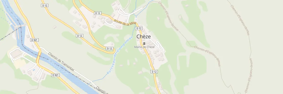 Plan du 5006 Le Village à Chèze