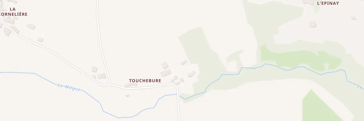 Plan du 4 Touchebure à Vasles