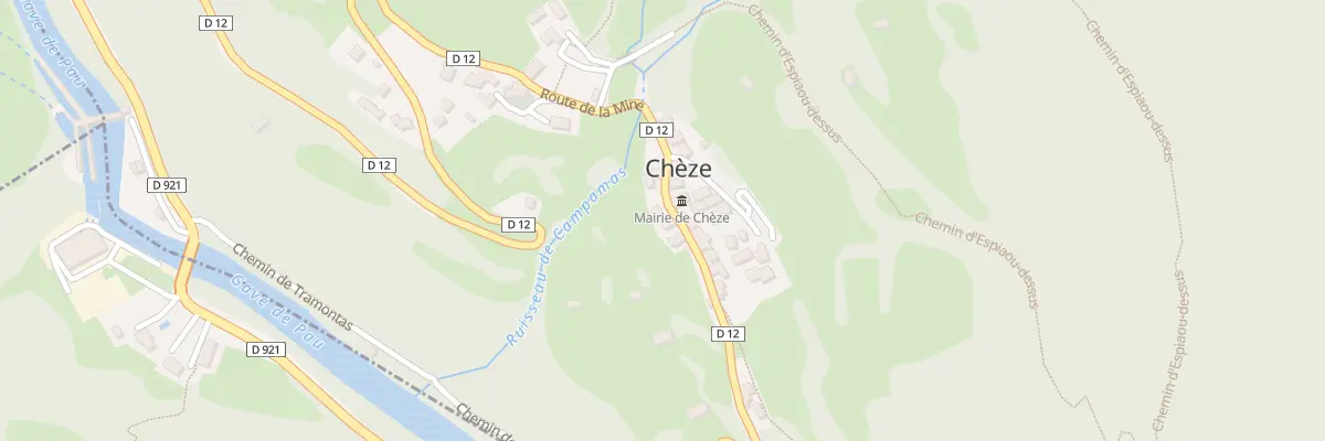 Plan du 5008 Le Village à Chèze