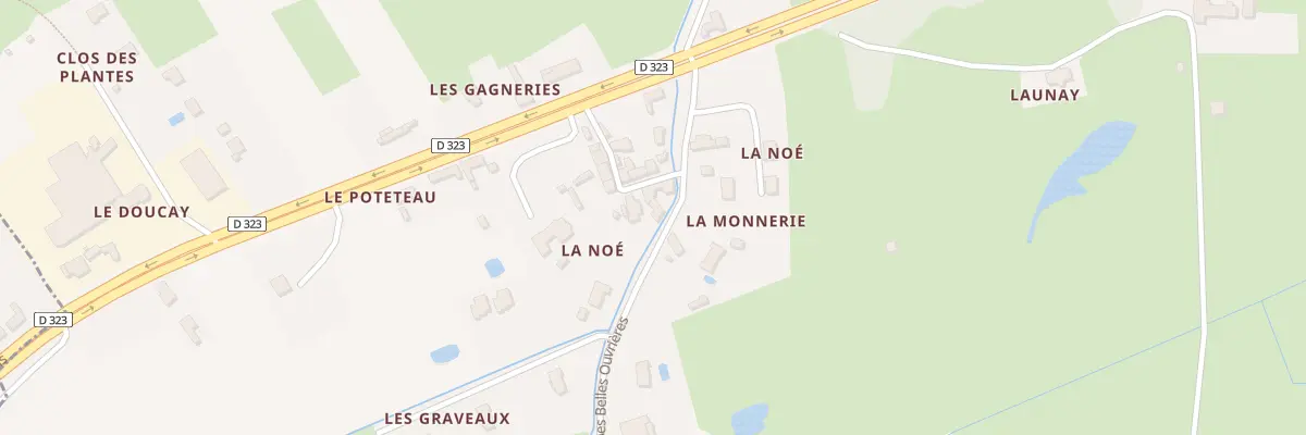 Plan du 7 Rte des Belles Ouvrieres à Clermont-Créans