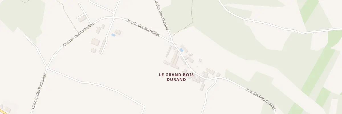Plan du 1030 Rue des Bois Durand à Châteauneuf-sur-Charente