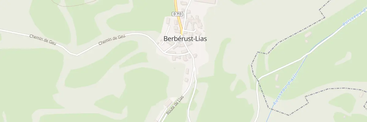 Plan du 5007 Berberust à Berbérust-Lias