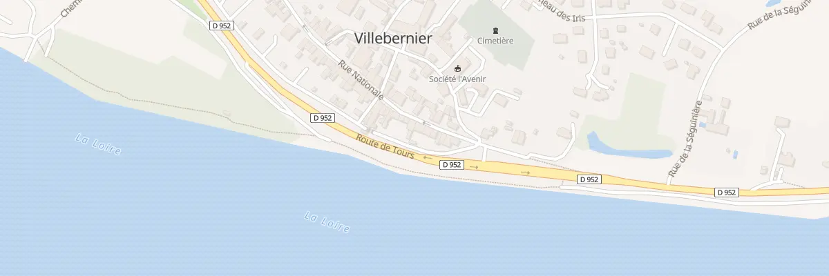 Plan du 17 Rue Nationale à Villebernier