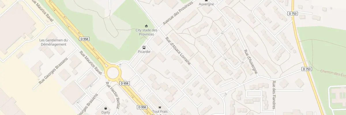 Plan du 10 Rue d’Alsace Lorraine à Argentan