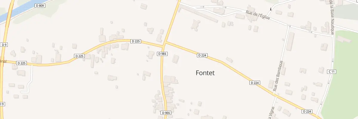 Plan du 50 Rte de Hure à Fontet
