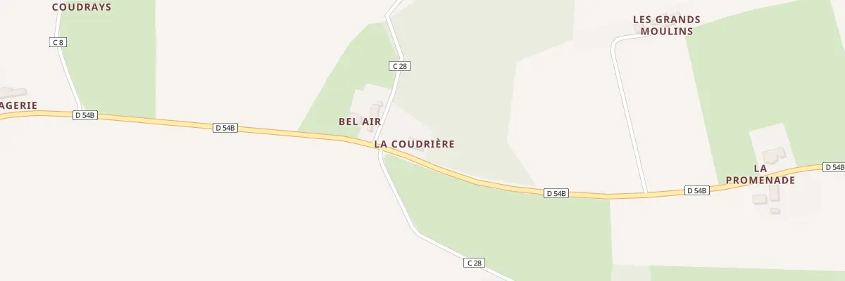 Plan du 5103 La Coudriere à Courcelles-la-Forêt