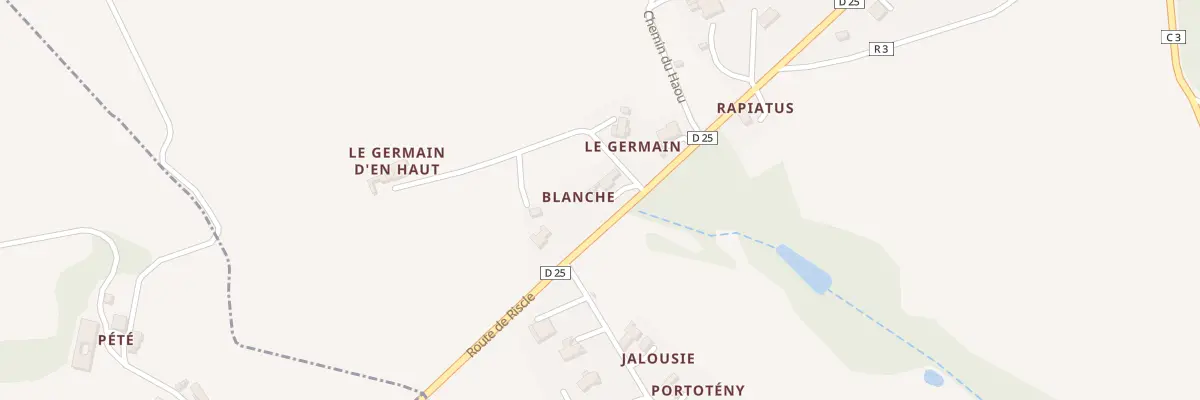 Plan du 5151 A Blanche à Urgosse