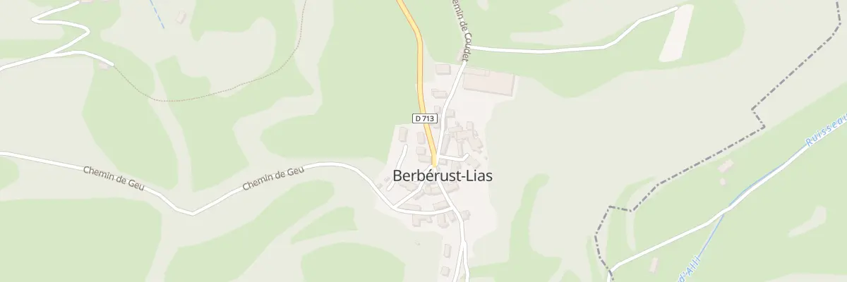 Plan du 5050 Berberust à Berbérust-Lias