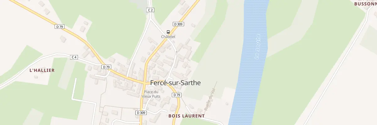 Plan du 6 Rue de la Mairie à Fercé-sur-Sarthe