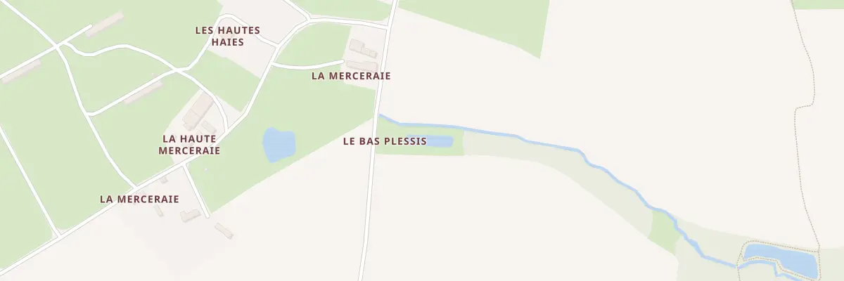 Plan du Plessis à Clermont-Créans