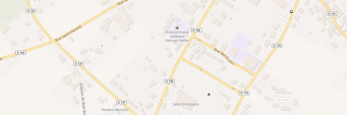 Plan du 36 Rue de la Croix Chauvin à Thénezay