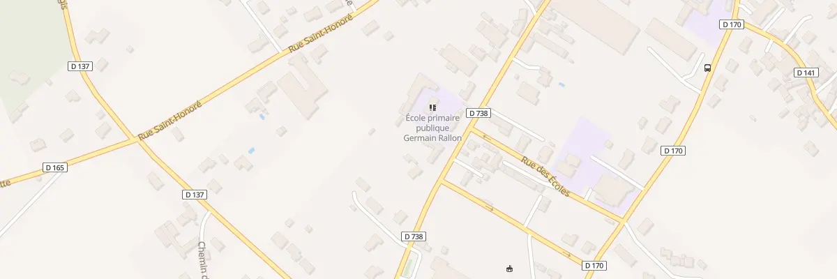 Plan du 34 Rue de la Croix Chauvin à Thénezay