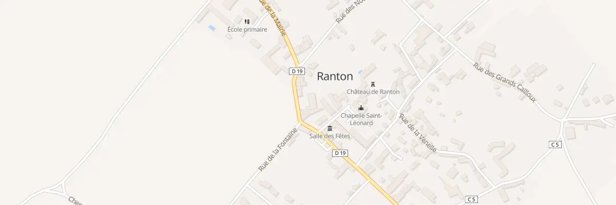 Plan du 12 Rue de la Mairie à Ranton