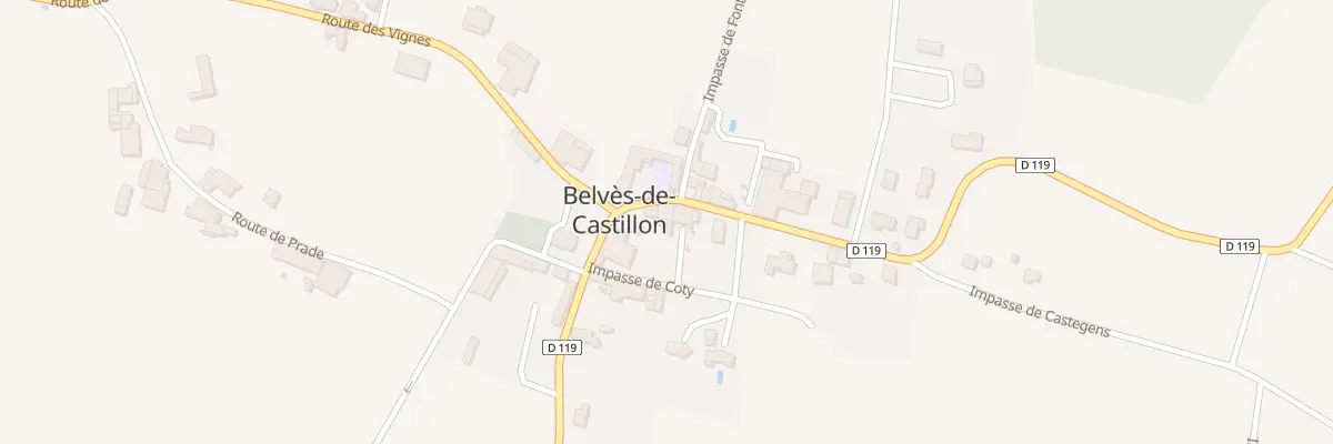 Plan du 56 Le Bourg à Belvès-de-Castillon