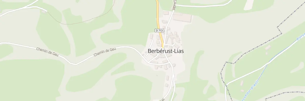 Plan du 5010 Berberust à Berbérust-Lias