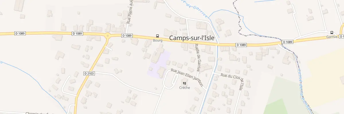 Plan du 82 Le Bourg Sud à Camps-sur-l’Isle