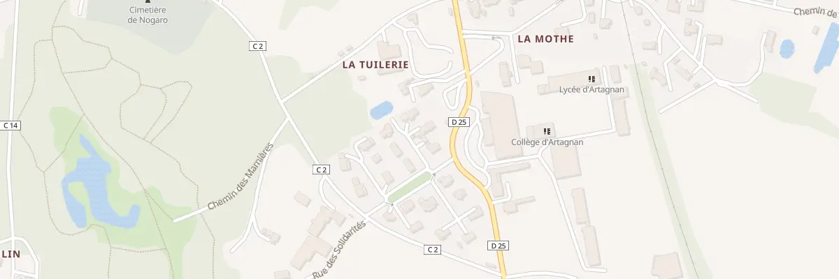 Plan du 4 Rue Pierre Corneille à Nogaro
